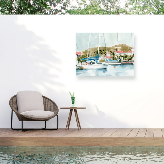 Emma Caroline 'Vintage Vacation II' Outdoor Canvas 14x19
