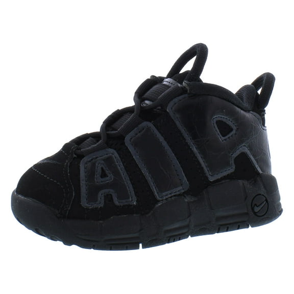 Nike Air More Uptempo Infant/Toddler Shoes Size 4, Color: Black/Anthracite