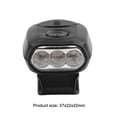 thumbnail image 4 of Lámpara 3 mini faros LED con tapa con clip para pesca deportiva al aire libre (negro), 4 of 5