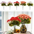 thumbnail image 1 of Flores artificiales de manzano silvestre | Tallos de flores de begonia de seda para decoración del hogar, hoteles y arreglos de bodas | Plantas verdes falsas realistas y realistas | Libre de, 1 of 5