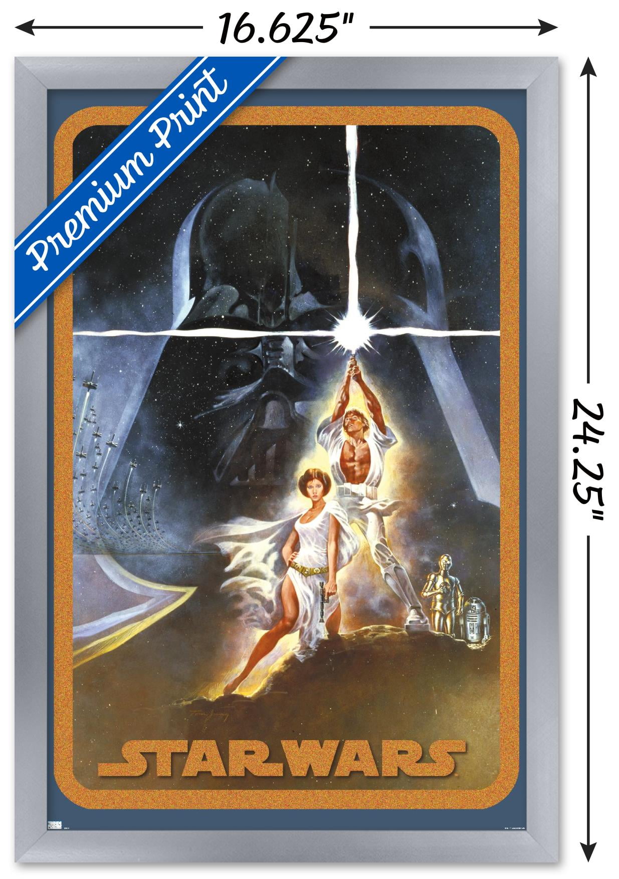 Star Wars: A New Hope - Galaxy Pose Wall Poster, 22.375