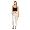 thumbnail image 6 of American Bazi Women's High Waist Double Cargo Jogger Pants RJH3808 - Ivory Frost - 3X-Large, 6 of 6