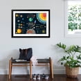 thumbnail image 3 of Art.com Set of Universe Infographics - Solar System, Planets Comparison, Sun and Moon Facts, Space Junk Mad Art Print by Tashal, Black Frame Wall Art, 44" x 32", 3 of 5