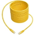 thumbnail image 2 of Tripp Lite 25ft Cat6 Gigabit Molded Patch Cable RJ45 MM 550MHz 24AWG Yellow 25' (n200-025-yw), 2 of 5