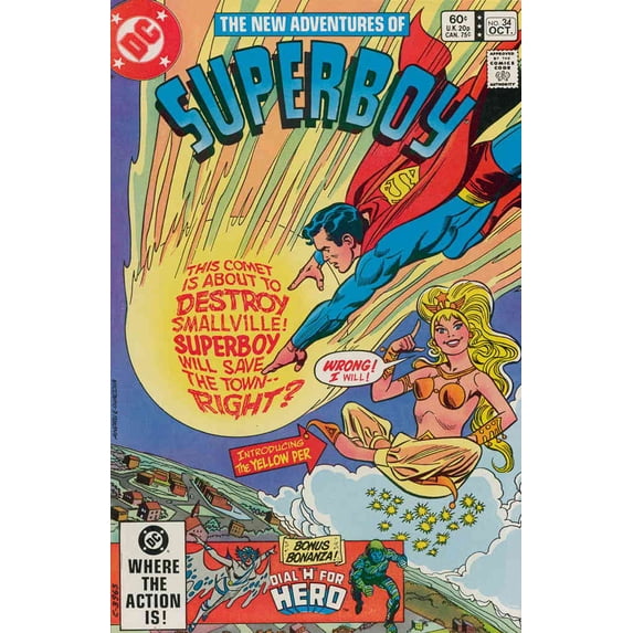 New Adventures of Superboy, The #34 VF ; DC Comic Book
