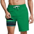 thumbnail image 2 of DPTALR Men's Hawaiian Style Printed Casual Beach Shorts with Drawstring, Pockets & Inner Lining,Multicolor,Big and Tall Men M, 2 of 7