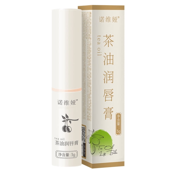 Bálsamo labial Brillo labial para niñas Cuidado de labios Bálsamo labial de aceite de té bálsamo labial incoloro para mujeres hidratante antisecado y decoloración líneas(Buy 2 Get 1 Free)
