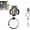 E, variant on Multiuse Key Holder For Belt Men Accessory Metal Keychain With Letter Design