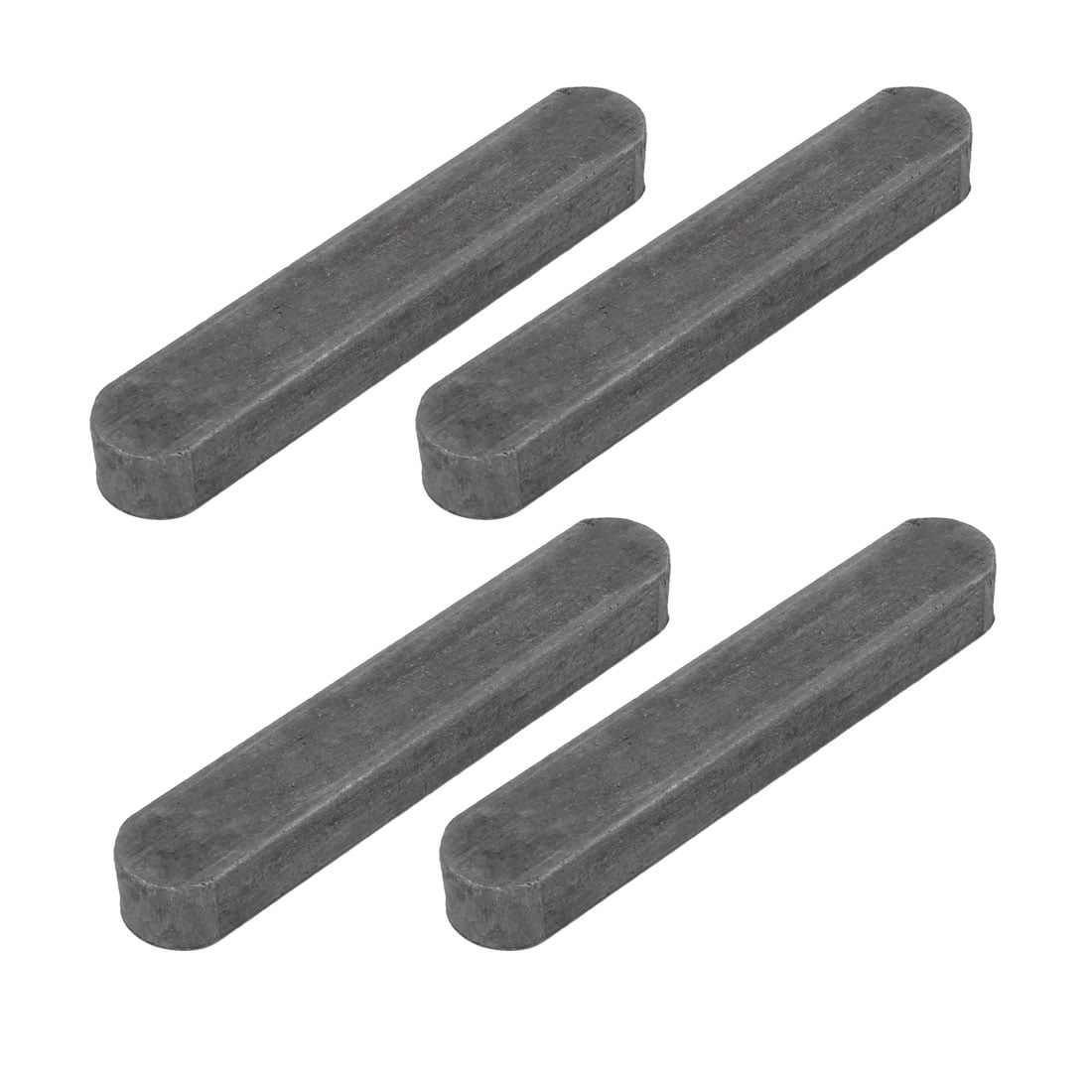 Unique Bargains 70mmx12mmx8mm Carbon Steel Key Stock Keystock Gray 4pcs