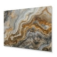 thumbnail image 2 of Designart "Marble Essence Gold and Grey II" Abstract Marble Metal Wall Art Prints, 2 of 5