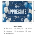 thumbnail image 2 of We Appreciate You Banner Thank You Banner Appreciation Decorations Banner Thank You For All You Do Backdrop Employee Teacher Doctor Nurse Staff Appreciation Graduation Party Decorations 6.6X3.8 FT, 2 of 4