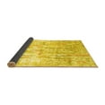 thumbnail image 2 of Ahgly Company Indoor Rectangle Abstract Yellow Contemporary Area Rugs, 5' x 7', 2 of 4