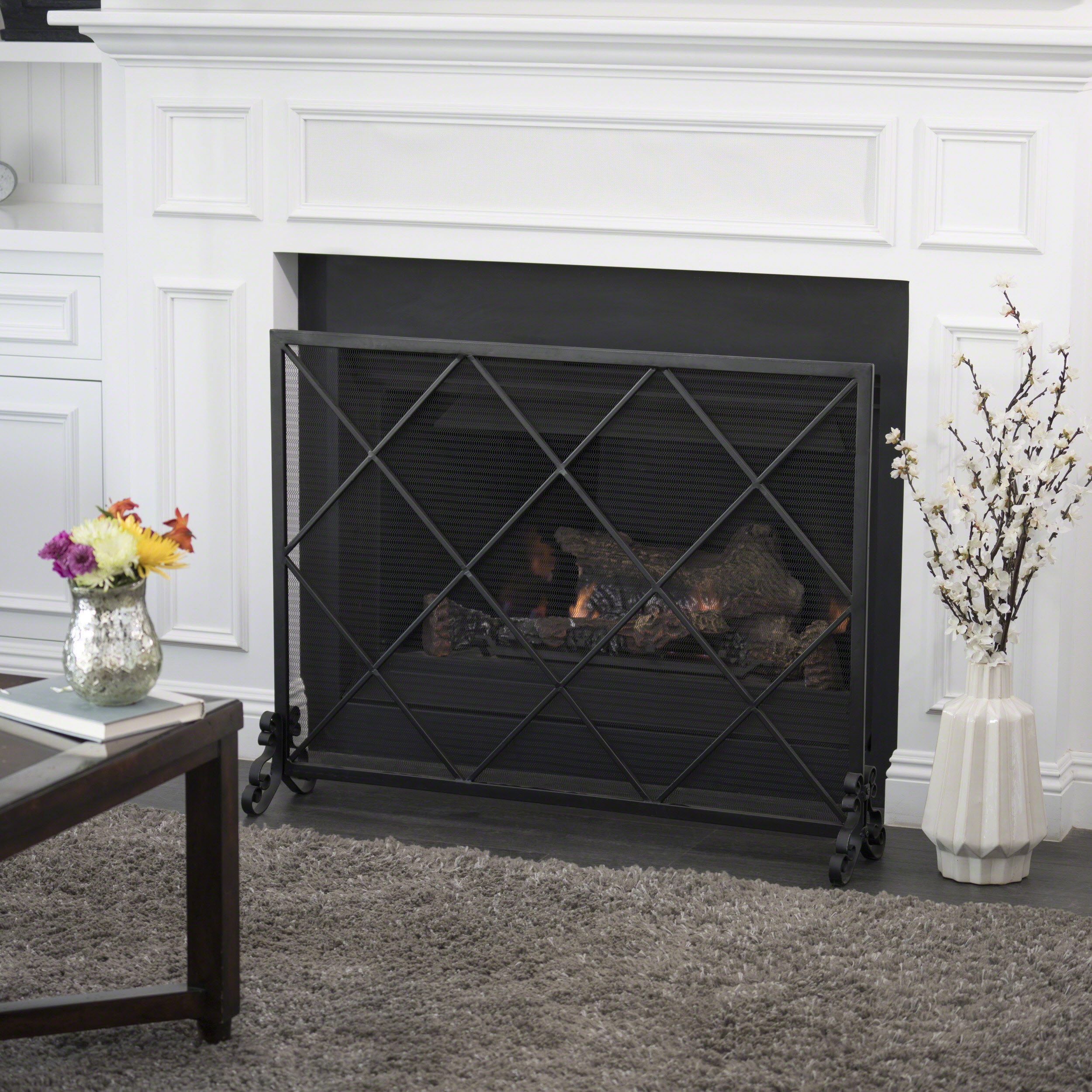 Williams Sonoma Fireplace Screen Fireplace Guide By Linda