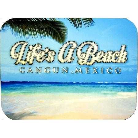 Cancun Mexico Life's a Beach Photo Fridge Magnet with