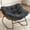 Black, variant on New 9.7Ibs Ultra-Plush Rattan Rocking Chair With Anti-Tip Design, 450LB Capacity Rattan Lounge Chair for Balcony,Living Room,Garden,Patio - Easy Assembly Blue