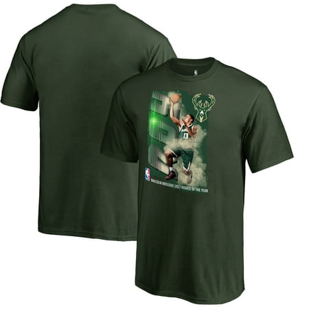 Nba Milwaukee Bucks Stripe - Malcolm Brogdon Milwaukee Bucks Fanatics Branded Youth 2017 NBA Rookie Of The Year T-Shirt - Green