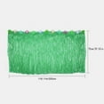 thumbnail image 3 of Hawaiian Party Decorations Green Grass Table Skirt Tropical Luau Beach Theme Table Cover Decor, 3 of 8