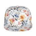 thumbnail image 2 of Fotbe Lilies Flowers Flat Bill Visor Cap Classic Snapback Hat Polyester Foam Trucker Hat Trucker Cap Adjustable Baseball Cap, 2 of 9