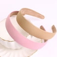 thumbnail image 4 of Women Wide Elastic Fashion Headbands Head Hoop Hair Accessories Thick Headwear for Women Girls Hair Band Khaki, 4 of 5