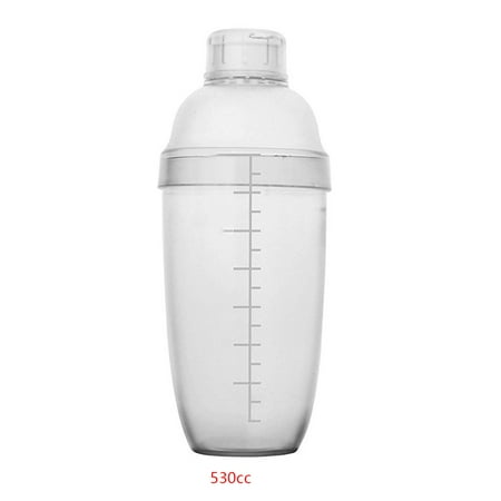 

Plastic Cocktail Shaker Drink Mixer Scaled Wine Shaker Milk Tea Juice Bottle Home Bar Supplies