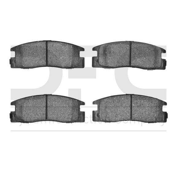 Rear Dynamic Friction Company 3000 Semi-Met Brake Pads 1311-0398-00