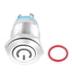 thumbnail image 1 of 12mm Metal Button Switch with Power Icon Blue LED Light Self Reset 1 NO Switch(12V), 1 of 4