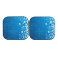 thumbnail image 7 of Fotbe Blue Christmas 2-Piece Car Windshield Sun Shade | Sun Blocker for Car Windshield | Foldable Automotive Interior Accessories for Sun Protection-Small, 7 of 7