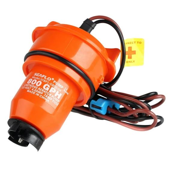 SEAFLO 12V 800 GPH Bilge/Livewell/Baitwell Pump Replacement Cartridge Motor – Fits SEAFLO Models: SFBP1-G800-03, SFBP1-G800-04 & SFBP1-G800-05, Quick-Click Installation, 4-Year Warranty