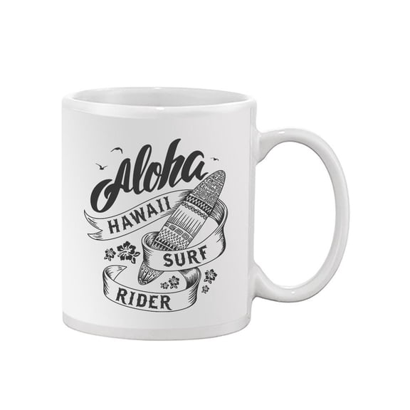 Aloha Hawaii Surf Rider Mug -Image by Shutterstock,