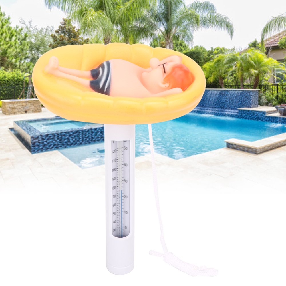 Tebru Cute Floating Thermometer,Cute Floating Pool Thermometer