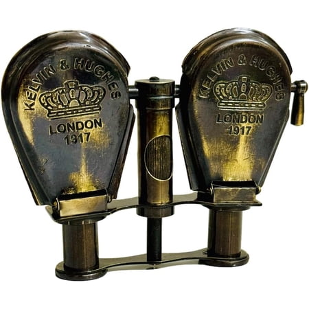Vintage Antique Brass Binocular Nautical Handheld Binocular Maritime Presents for Wedding 5th Birthday Retirement Gift