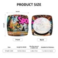 thumbnail image 6 of Lsque Graffiti Lamp Urban Scene Printed Square Couch Cushion Covers, Floral Sofa Cushion Covers Replacement, Stretch Couch Covers for Couch-16.9in, 6 of 9