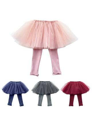 AJZIOJIRO Baby Toddler Girls Cotton Ruffle Leggings Infant Solid Color  Ruffle Leggings Pants for 12M-8T