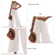 thumbnail image 1 of Pantalones Con Dobladillo Con Volantes, Pantalones Largos Con Volantes Corbata De Moda Para Citas ANGGREK Otros, 1 of 5