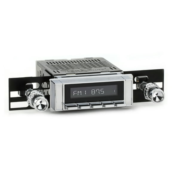 RetroRadio Compatible with 1964-66 GMC C/K Series Truck Features Include Bluetooth, HD, SiriusXM Ready, AM/FM LC-M4-111-04-74G