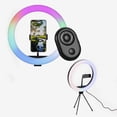 thumbnail image 1 of Aro Luz Led RGB Profesional Marthing Con Accesorios y Tripie De Mesa Para Maquillaje, Ideal Para Maquillistas, Creadores De Video Fotografia, 1 of 9