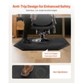 thumbnail image 7 of Salon Mat for Hair Stylist 4 x 5 FT Hexagon Salon Chair Mat 1/2-inch Thick, 7 of 7