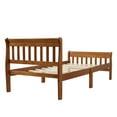 thumbnail image 4 of SESSLIFE Twin Size Platform Bed with Headboard and Footboard, Oak, 4 of 10