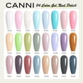 thumbnail image 3 of Set de esmaltes de uñas en gel CANNI CC2, 30 colores, 9 ml, Soak Off LED, 3 of 9