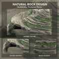thumbnail image 6 of Reptile Hideout Cave with Basking Platform, 6.6 x 6.4 x 4.1 in Natural Resin Aquarium Decoration, Climbing Ramp, Safe Haven for Small Animals, Lizard, Spider, Turtle Habitat Decor, 6 of 8