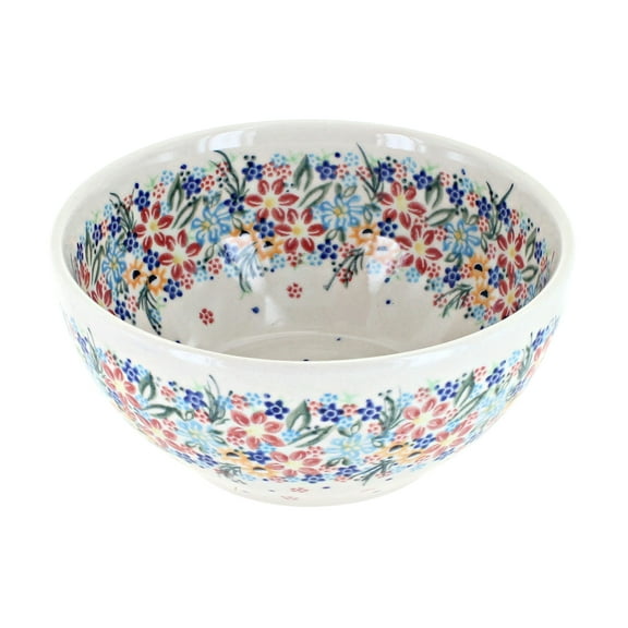 Blue Rose Polish Pottery Tara Cereal/Soup Bowl