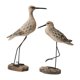 thumbnail image 4 of 2 Figuras de Animales Marinos, Escultura Rústica de Aves Marinas, Adornos de Mesa Realistas Marrón, 4 of 9