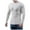 White, variant on Fesfesfes Long Sleeve Shirt for Men Casual Solid Round Neck Pullover Long Sleeve Sweater Slim Fit Bottoming Knit Top Sale Items