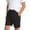 Black, variant on BLTIBY Boys Athletic Sweat Cotton Shorts Loose Elastic Waist Versatile Solid Summer Casual Workout Shorts with Pockets White 9-10Years