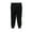 black, variant on P.J. Salvage Womens Solid Drawstring Pajama Jogger Pants, Black, Small