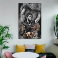 thumbnail image 6 of Islam Makhachev Canvas Poster Art Poster Canvas Painting Decor Wall Print Photo Gifts Home Modern Decorative Posters 20x30inch(50x75cm), 6 of 6