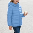 thumbnail image 5 of Mifsaly Baby Boys Girls Warm Puffer Jackets Zip Up Hooded Winter Coat Fall Winter Classic Going Out Back to School Daily Outfits with Pockets, 5 of 9