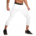 thumbnail image 3 of Basketball Pants with Knee Pads, Youth Impact Resistant 3/4 Compression Pants, Men's Leggings, Volleyball Protective Gear-YOUYOU, 3 of 4