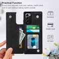 thumbnail image 4 of for Samsung Galaxy Note 20 Wallet Case 5G, PU Leather Heavy Duty Rugged Shockproof Protective Cases with Card Slots Cash Holder Phone Case for Samsung Galaxy Note 20 6.7" 2020 -Black, 4 of 8