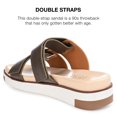 thumbnail image 3 of Journee Collection Womens Ashanti Slip On Slide Multi Strap Sandals, 3 of 6